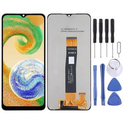 Wigento För Samsung Galaxy A04s Display LCD Unit Touch Reservdel Svart