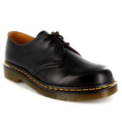 Dr. Martens Unisex voksne Dr Martens 1461 59 glat læder sort arbejde flade sko UK 10