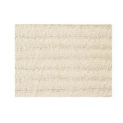 Eveltek Stripe Chenille Microfiber Bademåtte Tæppe, Blødt absorberende Skridsikkert Elfenben 50CM*80CM