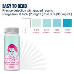 Äidinmaidon testiliuskat Nopeat ja tarkat havaitsemistestausliuskat imettäville rintamaidon testiliuskoille Kiinteä Normal