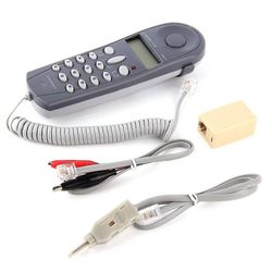 Hitoor Telefon Telefon Butt Test Tester Lineman Tool Kabel Set Professionel Enhed