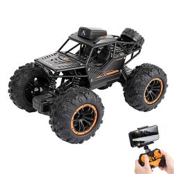 unbrand RC-autojen kaukosäädin kameralla 2.4G Bugiset maastokuorma-autot Lelut lapsille Nopea kiipeily