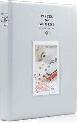 128 Lommer Mini Fotoalbum til Fujifilm Instax Mini 7s 8 8+ 9 25 26 50s 70 90 Instant Camera & Name Card Grå