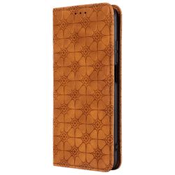 Gangxun Kompatibel med Xiaomi Mi 10t / 10t Pro Case Læder Magnetisk Flip Folio Cover Tegnebog brun
