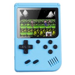 Sajygv Sajy Gameboy Innebygd 500 Klassisk Spill Retro Videospillkonsoll Barn Leker blå