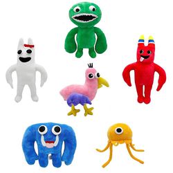 Mylight Garten Of Banban plysj leker Scary Monster Soft Stuffed Dolls Kids Cartoon Funny Plushies Gift Blå