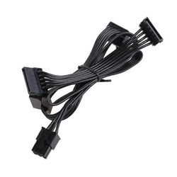RM550x RM650x 6PIN - 4x SATA virtamoduulin kaapeli RM750x RM850x RM1000x