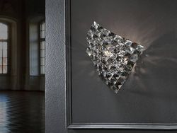 Schuller Lighting Lør 1 Lys krystal væglampe Krom, G9