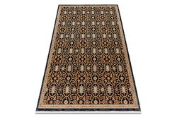 RugsX Tæppeuld KESHAN frynser, orientalsk klassiker 7680/53511 beige / navy 160x230 cm