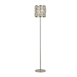 Searchlight Lighting Bijou 1 lys Krom gulvlampe med krystalglas