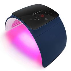 7 väriä LED fotoni ihon nuorentaminen PDT valohoito aknen poisto kauneuskoneUK pistoke 110-240V