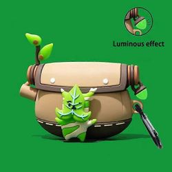 Redkid Zeldas Koroks Bluetooth-kuulokkeiden kansi Noctilucent Airpods -kotelo 1 ja 2 3 Pro Apple Wireless Tears Of The Kingdom Yahaha -peli VALKOIN...