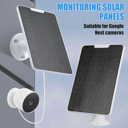 4W 5V aurinkopaneeli Google Nest -kameralle ulkona säänkestävä seinäteline 360 pyörivää kiinnikettä 13 jalan virtajohdolla