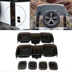 Superior 4x4 offroad takavalon valosuojus Land Rover Defender 90 110 2020-2022 musta Takavalojen huput Koristeelliset lisävarusteet