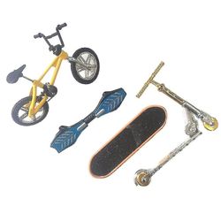 Mini Finger Skateboarding Fingerbræt Bmx Cykelsæt Sjovt Skate Boards Mini Cykler Legetøj til børn Drenge Børn Gaver Børn Legetøj