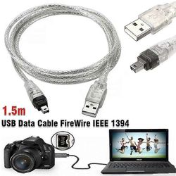 Mini DV MiniDV USB -datakaapelille FireWire IEEE 1394 HDV -videokamera PC-NS: n muokkaamiseen