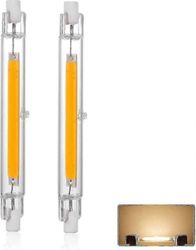 R7S LED-polttimo 118mm 30W himmennettävä, lämmin valkoinen 3000k 3000lm, lineaarinen korvaava J118 300w halogeenilamppu - 110 V - 1pcs