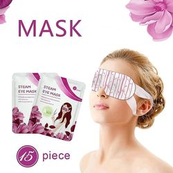Mikasa 15pcs Damp øjenmaske for tørre øjne- Engangs fugtig opvarmning komprimere puder til at sove, Relief Eye Træthed