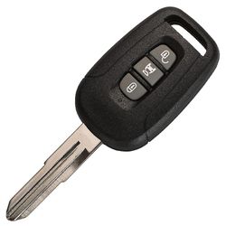 2/3 knapper fjernbetjeningsnøgle, Virgin Case til Chevrolet Captiva 2006 - 2013 Opel Antara 2006 - 2009 3BTN key shell v Pad