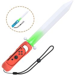 Led Game Sword Til Nintendo Switch Joy Ulemper Håndgrebssværd til legenden om Zelda: Skyward Sword Hd Kun for den rigtige Joy-con Rød