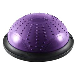 70% avslag på halv yoga ballbalanse treningsball med motstandsbånd Air Dome Balanseball for kropp hjemme gym