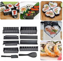 Suren 10 piece Sushi Mold Sushi Maker Rullende Kit Sushi Maker Tool