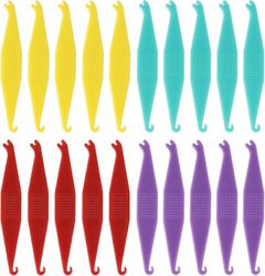 20kpl olkaimet kuminauhatyökalu, hampaiden joustavat kuminauhat kiinnikkeiden levittimet, kertakäyttöiset muoviset oikomishoidon joustavat levittim...