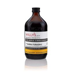 WILLY'S Willys eureka kurkuma omenaviinietikka elävän äidin kanssa 500ml