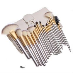 Professional Soft 12/18/24pcs Makeup Børster Sæt Kosmetisk Fylde Værktøjer Foundation Øjenskygge Blush Kits 24