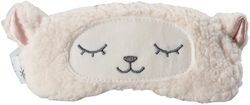 Linkrunning Love Lam Uld Patch Eye Mask Cute Plys Sheep Sleeping Eye Cover Blinder Som vist 7.2*3.2*0.7 in
