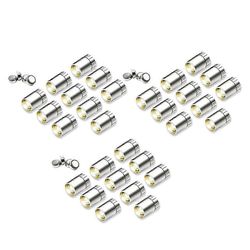 30 kpl miniatyyri led-valot, pienet valot käsityöhön, mini led-valot, pienoisvalot lelupalikoille b Hopea