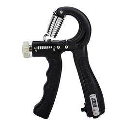 Justerbar heavy gripper greb håndled træning fitness hånd motionator C Sort