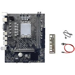 H610 Mboard + SATA-kabel + s Kabel + baffel A1700 DDR4 Gigabit Lan For G6900 G7400 I3 12100 I