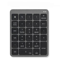 Bxhd Aluminiumslegering 28 taster Bluetooth Numerisk Tastatur Bærbart Tastatur Med Usb Hub Splitter For Ipad