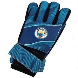 Manchester City FC lasten/lasten Fuse-maalivahdin hanskat Sininen/valkoinen 67mm - 73mm