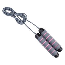 Jump Rope Hurtig hastighed Jumping Reb Kabel med kuglelejer Grå