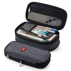 Besser Penalhus til School College University Makeup Kosmetik Tasker Sort