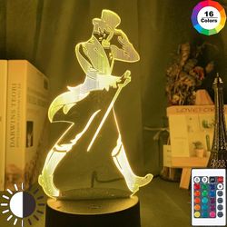 Glorious 3d Led Johnnie Walker Keep Walking Night Light For Bar Room dekorativ belysning usb batteridrevet nattlys fargerikt bord 7 colors with remote