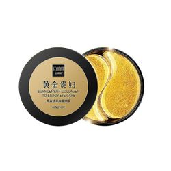 Gold Gel Anti-rynke Dark Circle Collagen Under Eye Patches Pad Mask farge01