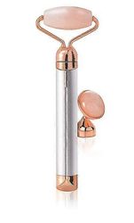 Hsmy Leseet Flawless Contour värähtelevä kasvorulla ja hierontalaite, ruusukvartsi