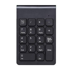 Sofirn Numerisk tastatur numerisk tastatur med 2,4 g numerisk tastatur, lille sort tastatur Mini Usb