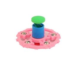Handuo Hånd trykke på toppen dekompression Legetøj Spinning Top Pink