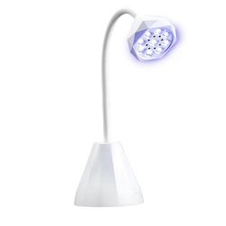UV-LED-kynsilamppu langaton nopeasti kovettuva, ladattava hanhenkaula salama kovettuva UV-geeli x valo geelille Pol Valkoinen