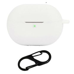 Huawei Freebuds Pro 4 -kotelolle, jossa on kadonnut solki Bluetooth-nappikuulokkeet silikoninen suojakansi - W Monivärinen White