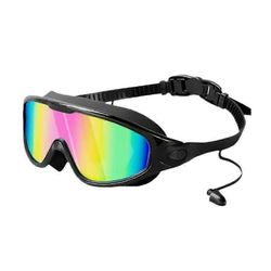 Warddefend uimalasit, laaja näkymä huurtumista ja UV-uimalasit, ei vuotavaa uintia Musta pinnoitus vaaleanpunainen