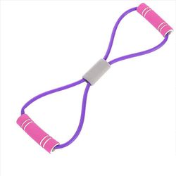 Gym Hot Yoga Gum Fitness Resistance Band 8 Word Chest Expander Rope Workout Fitnesselastikbånd til stretchøvelse