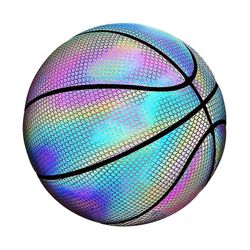 Holografisk farverig reflekterende basketball-sswyv