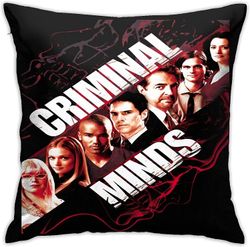 Criminal Minds Putevar PillowCover Bomull lin pute deksel hjem innredning sofa putevar 18 "x18"