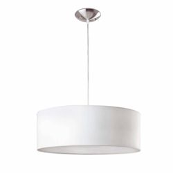 Faro Lighting Faro Seven - 3 Light Large Round Loft Pendant White, E27