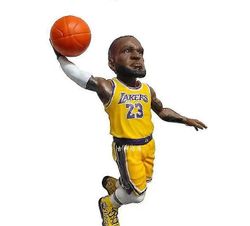 NBA-tähti käsintehty LeBron James dunk toimintamalli nukkekoriste lelu lahja syntymäpäivälahja Model 1